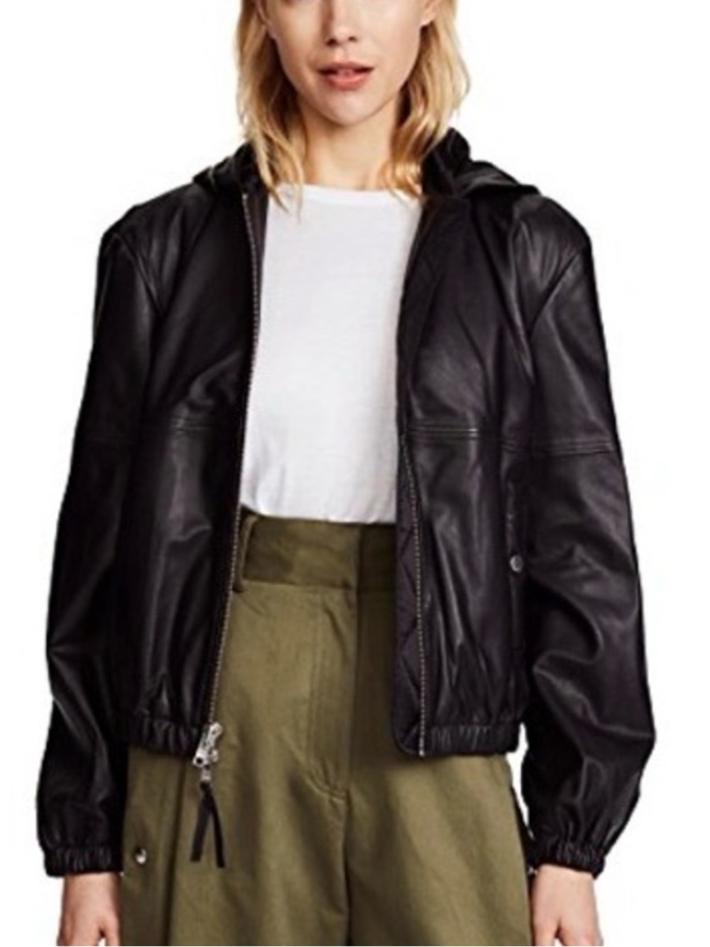 Public School leather jacket
